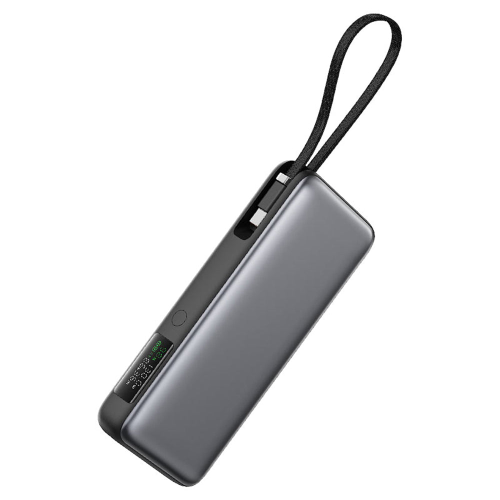 Acefast - Power Bank (M22-20000) - with Cable, Type-C, 20000mAh, 74Wh, PD130W, Two-Way Fast Charging, LED Display - Black
