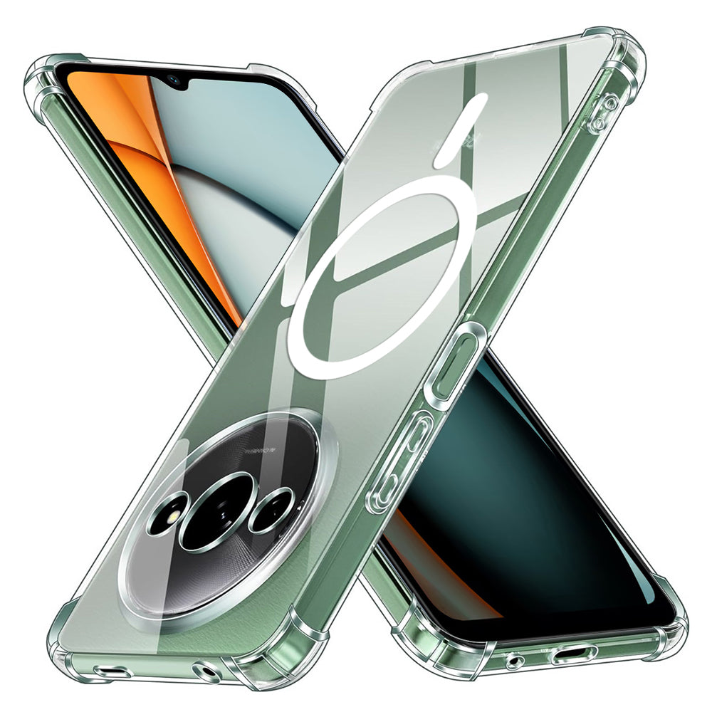 Techsuit - Shockproof Clear Silicone MagSafe - Xiaomi Redmi A3 / Redmi A3x - Clear