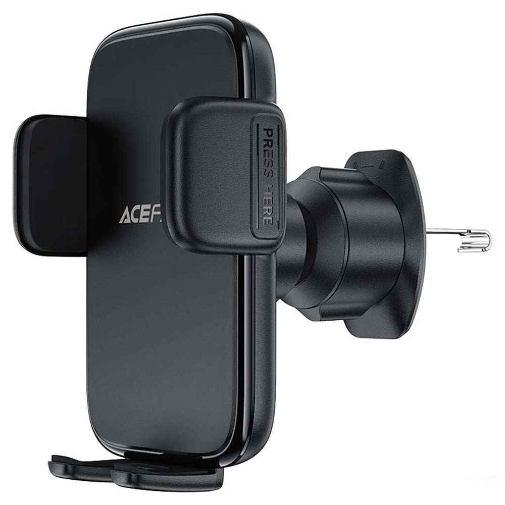 Acefast - Car Holder (D27) - for Air Vent, Free Rotation, Multi-Angle Adjustment, Lock Clip, for 4.5 - 6.7" Phones - Black