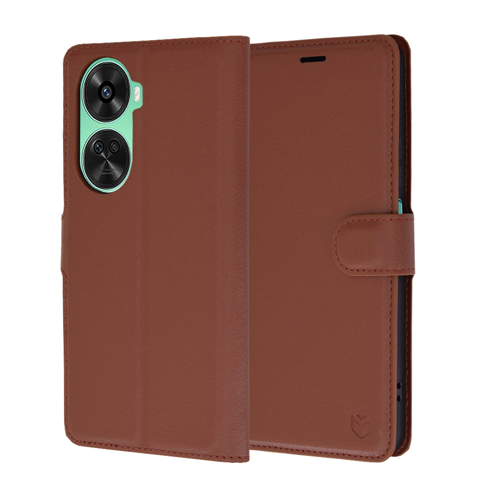 Techsuit - Leather Folio - Huawei nova 11 SE / 12 SE - Brown