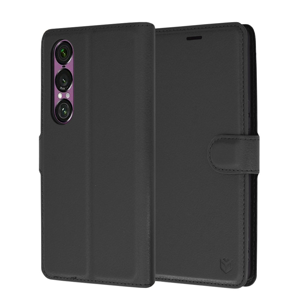 Techsuit - Leather Folio - Sony Xperia 1 VI - Black