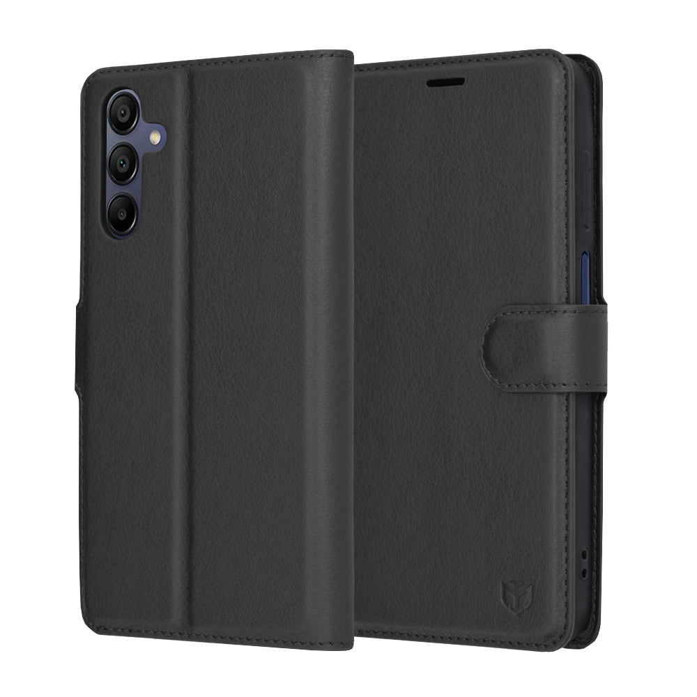 Techsuit - Leather Folio - Samsung Galaxy A15 4G / A15 5G - Black