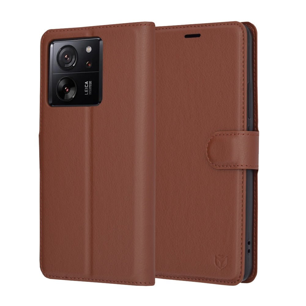 Techsuit - Leather Folio - Xiaomi 13T / 13T Pro - Brown