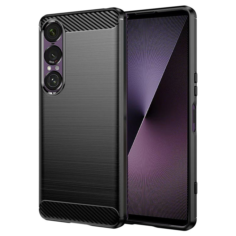 Techsuit - Carbon Silicone - Sony Xperia 1 VII - Black