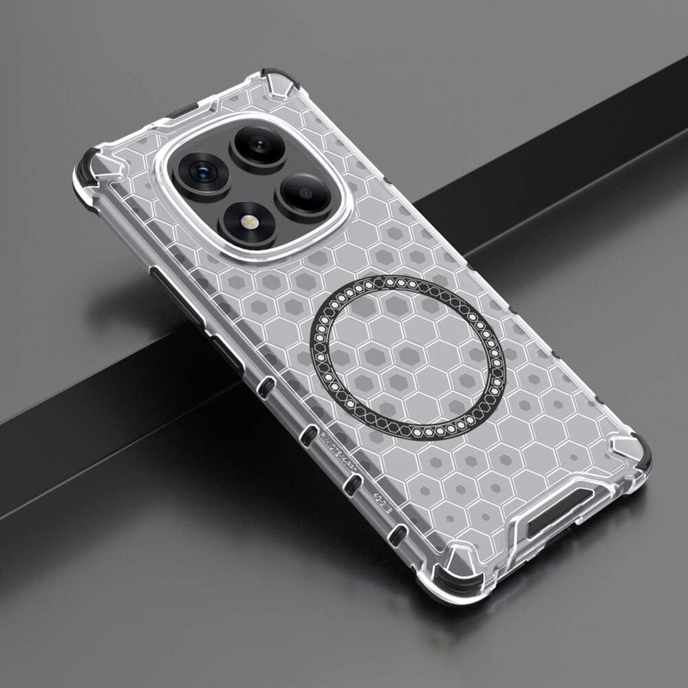 Techsuit - HoneyComb Shield MagSafe - Xiaomi Redmi Note 14 Pro+ 5G - White