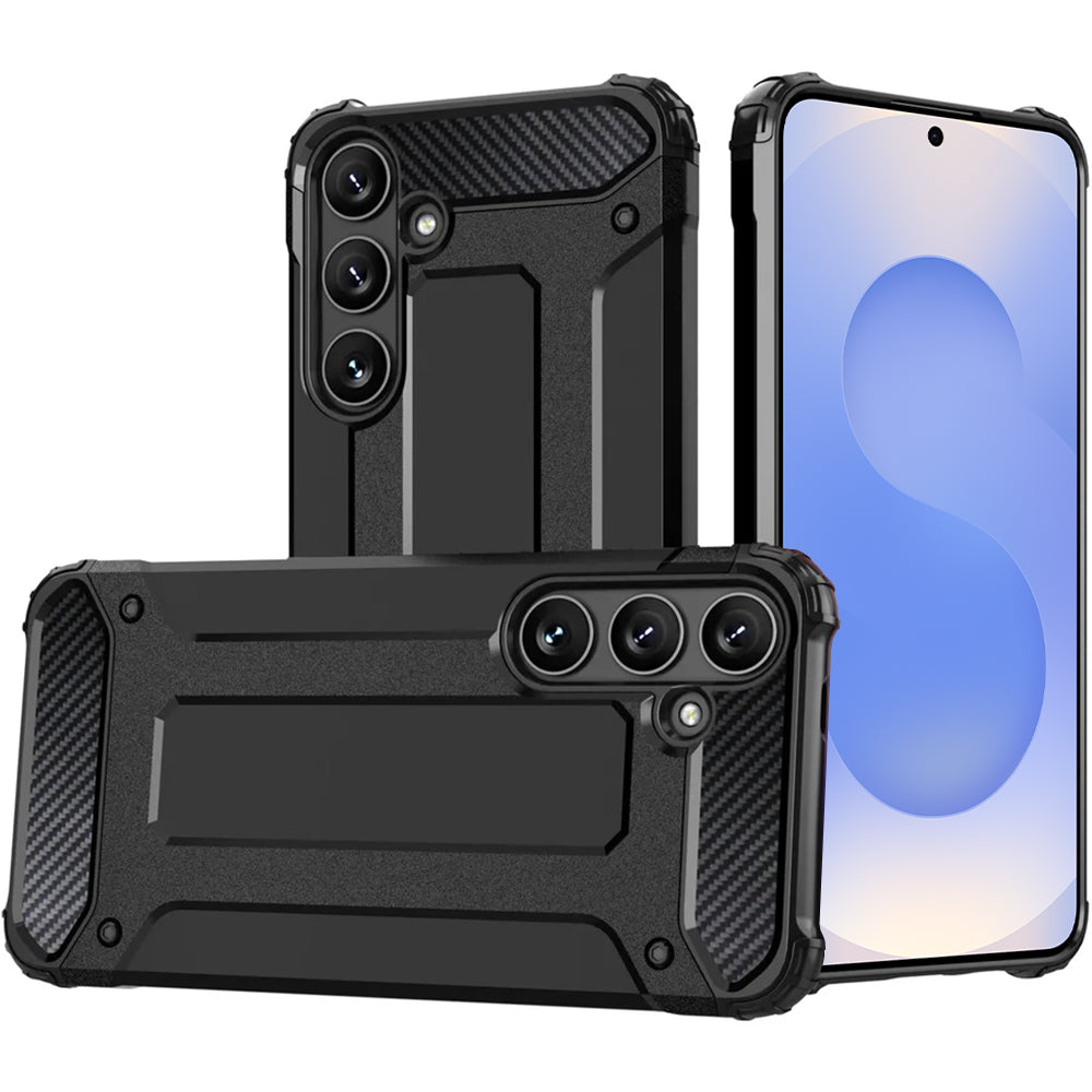 Techsuit - Hybrid Armor - Samsung Galaxy S25 Plus - Black