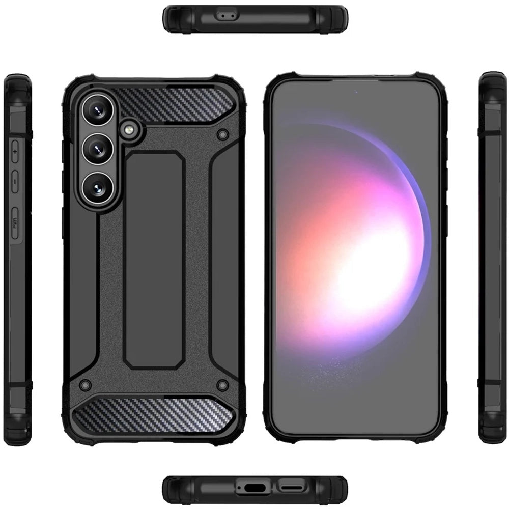 Techsuit - Hybrid Armor - Galaxy S25 Plus - Black