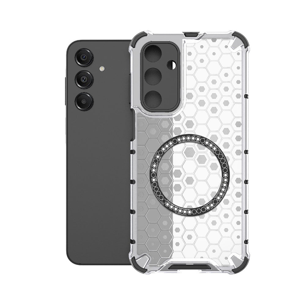 Techsuit - HoneyComb Shield MagSafe - Galaxy A16 4G / A16 5G - White
