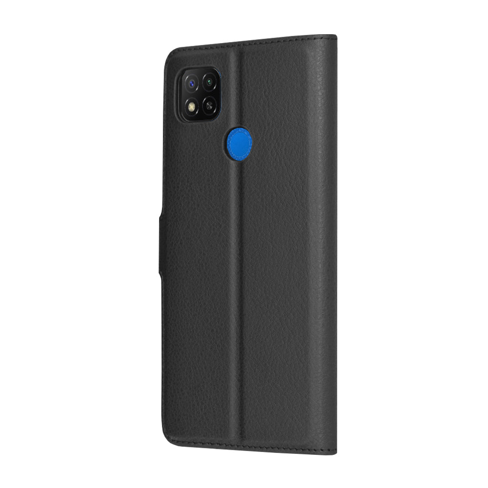 Techsuit - Leather Folio - Xiaomi Redmi 9C / Redmi 9C NFC - Black