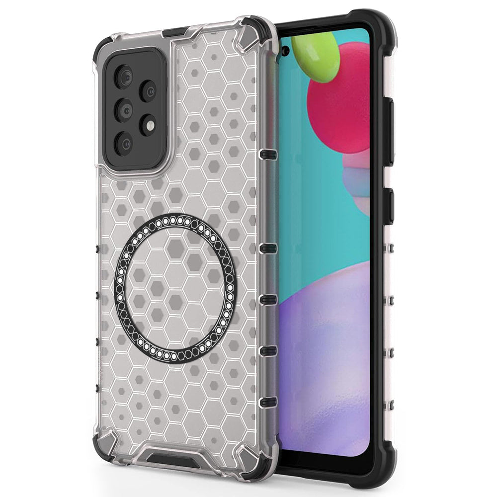 Techsuit - HoneyComb Shield MagSafe - Samsung Galaxy A52 4G / A52 5G / A52s 5G - White
