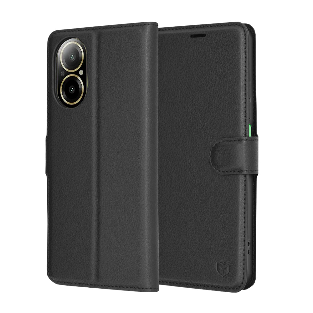 Techsuit - Leather Folio - Realme C67 4G - Black