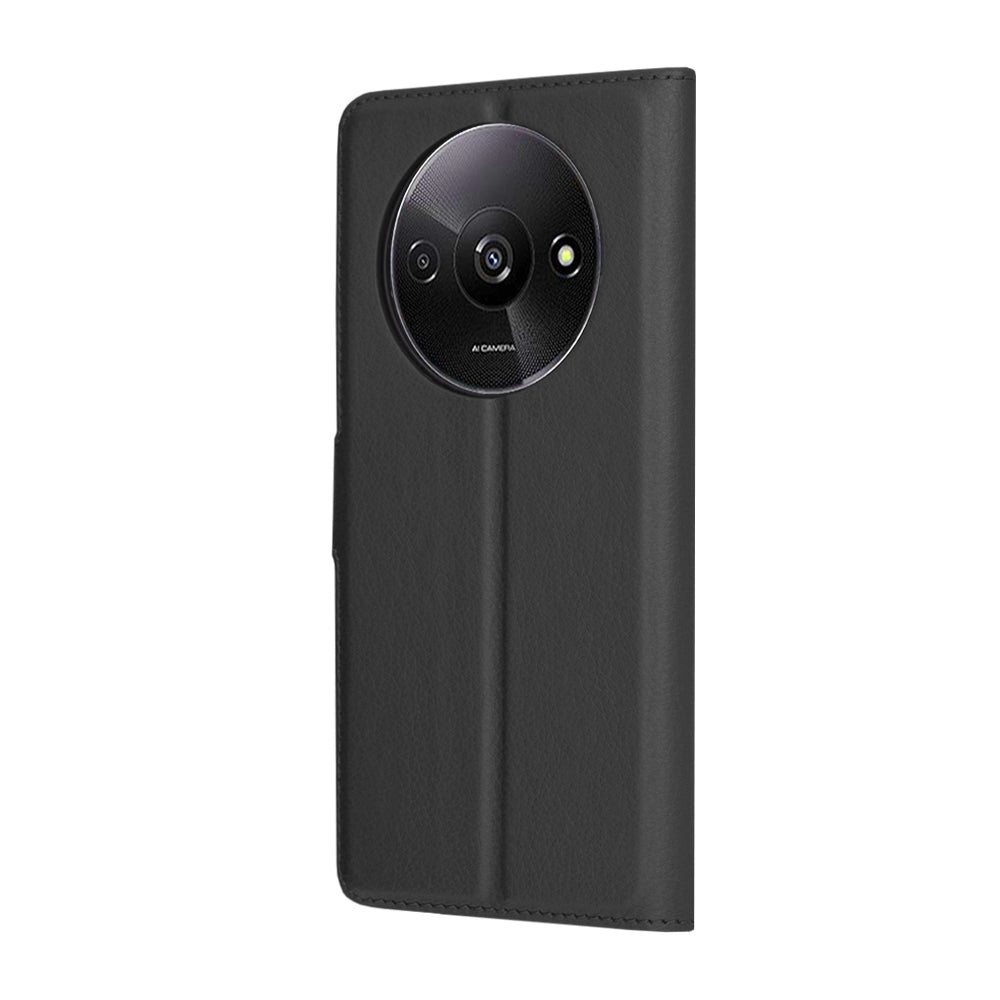 Techsuit - Leather Folio - Xiaomi Redmi A3 / Redmi A3x - Black