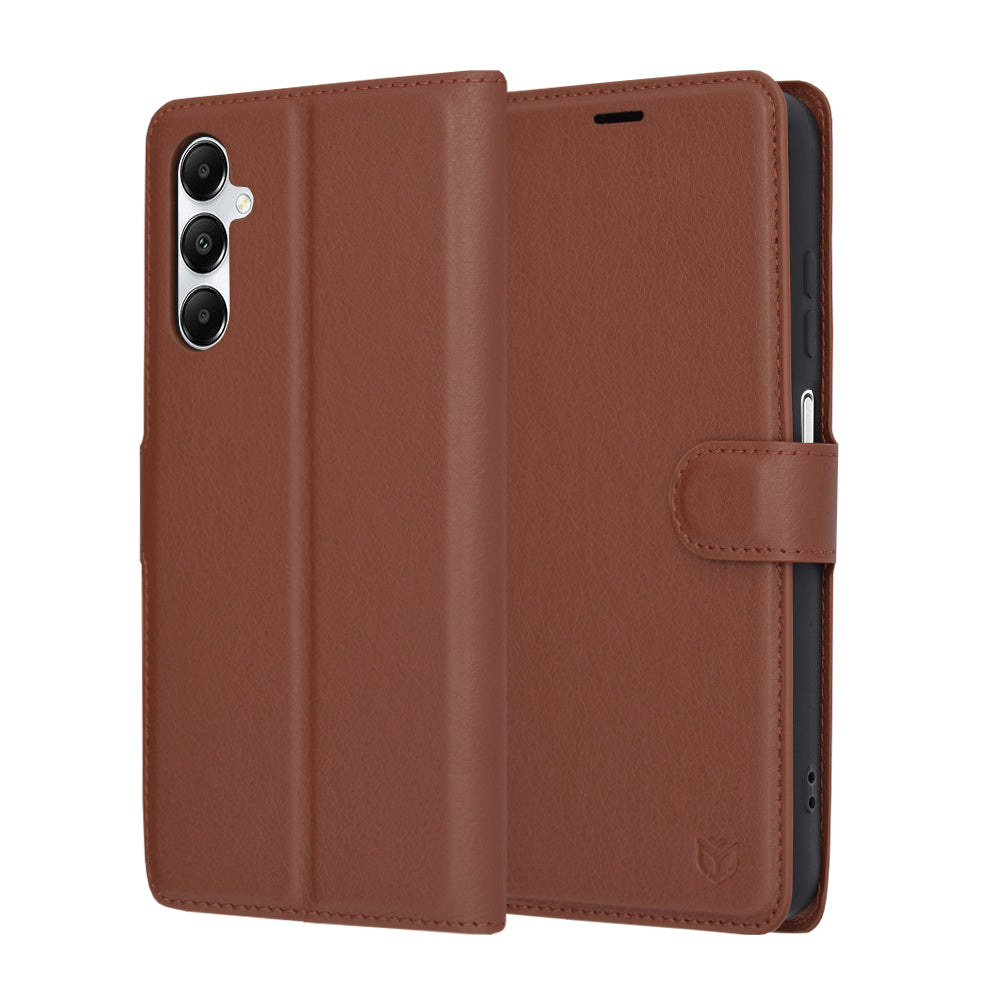 Techsuit - Leather Folio - Samsung Galaxy A05s - Brown