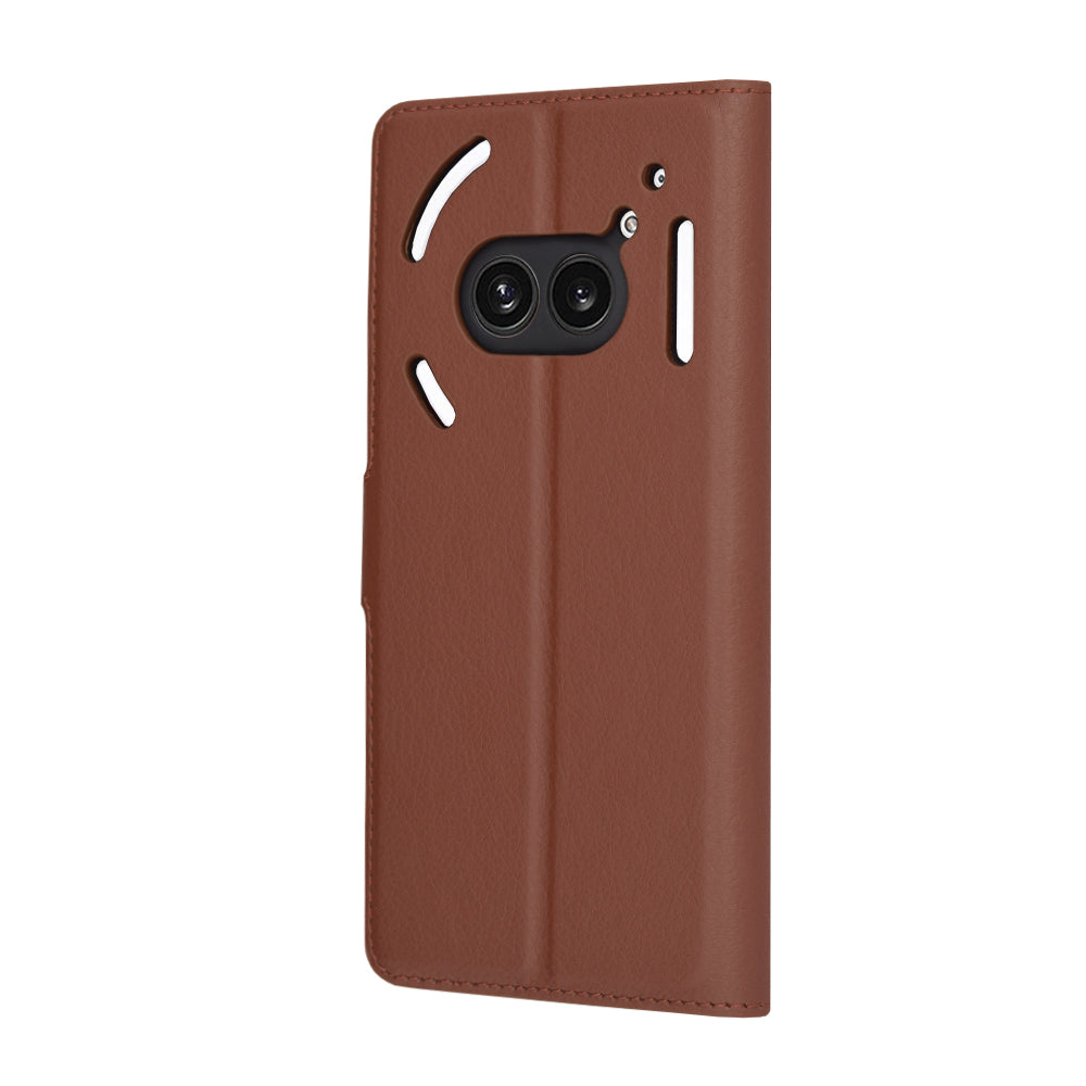 Techsuit - Leather Folio - Nothing Phone (2a) / (2a) Plus - Brown