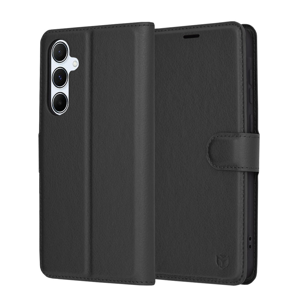 Techsuit - Leather Folio - Samsung Galaxy A55 5G - Black
