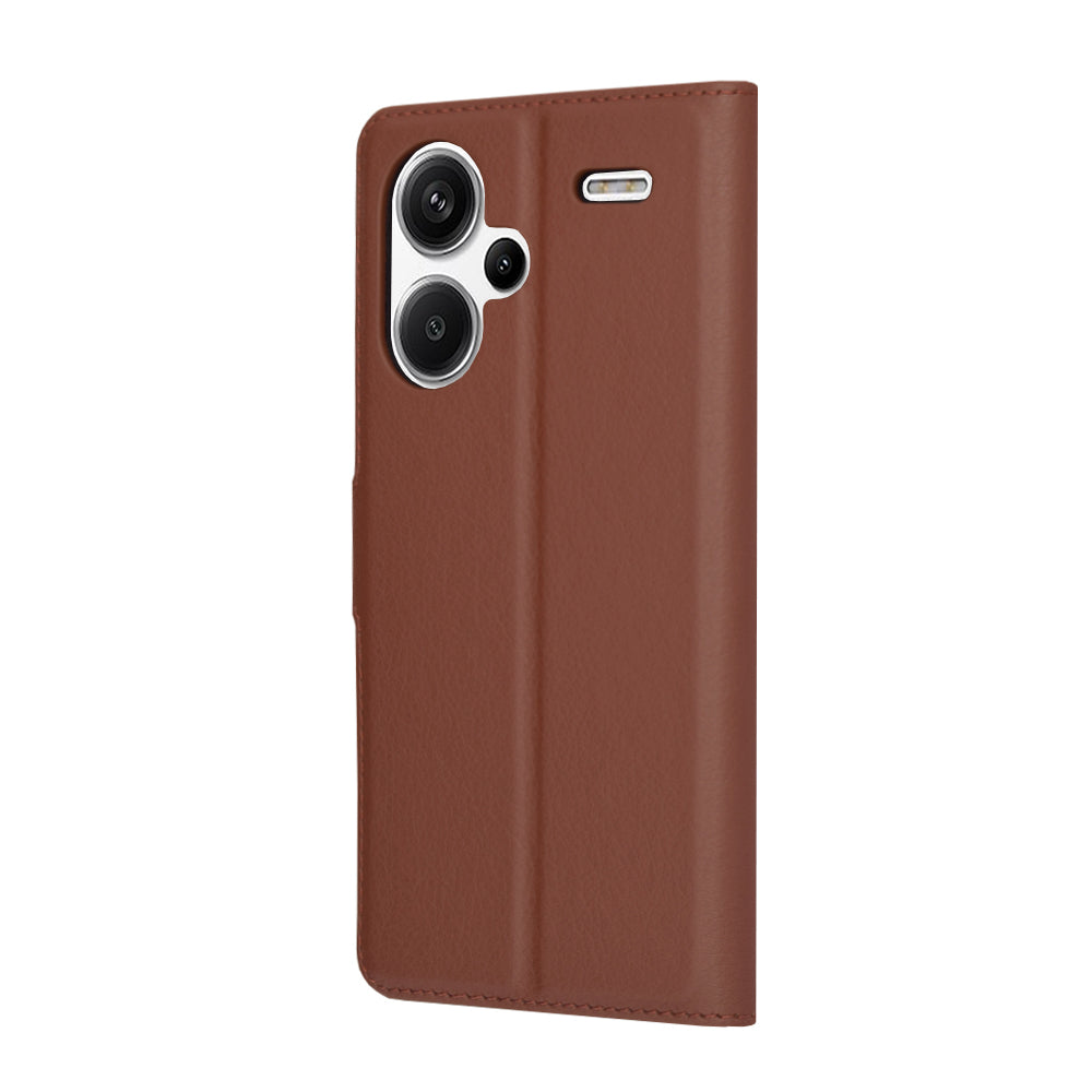 Techsuit - Leather Folio - Xiaomi Redmi Note 13 Pro+ 5G - Brown