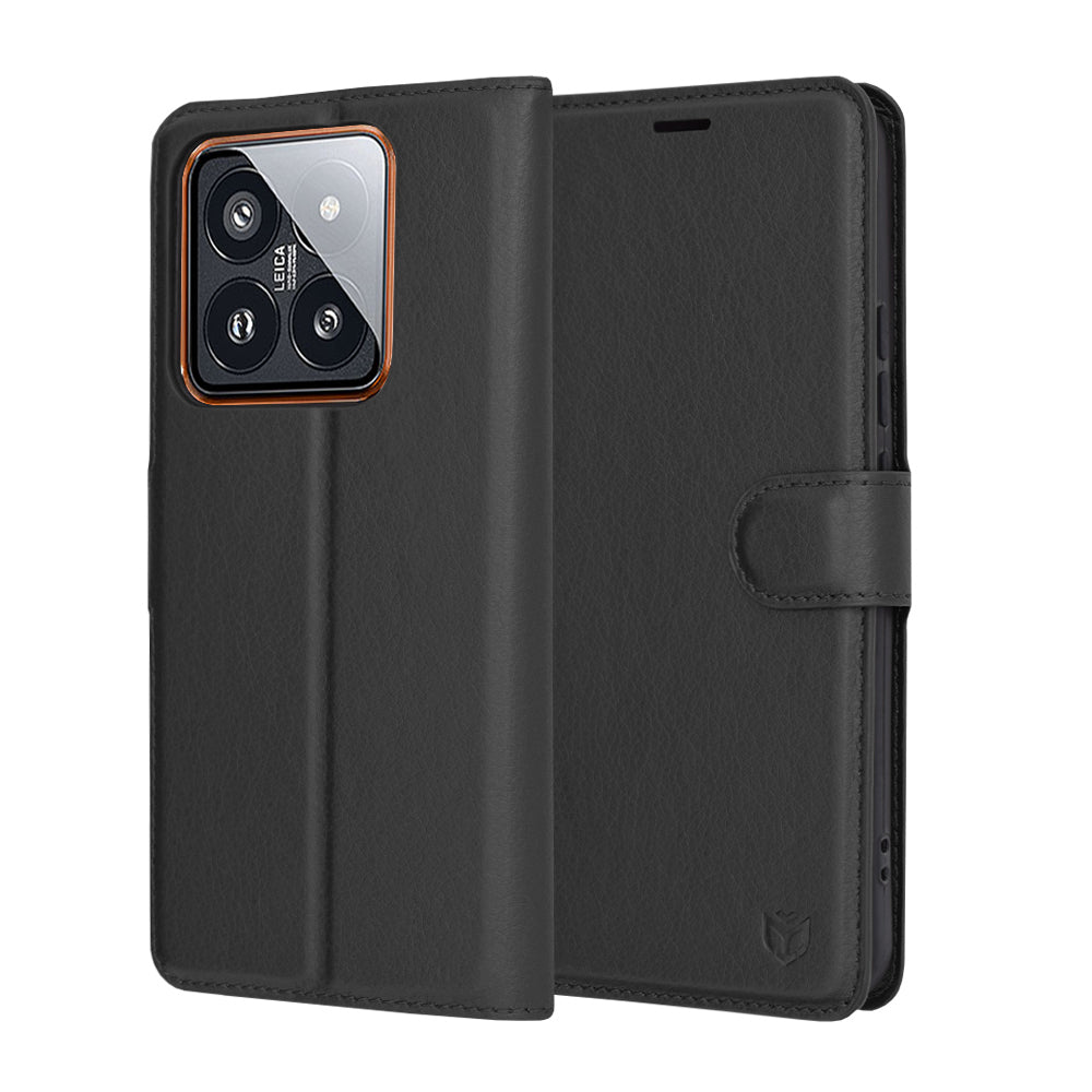Techsuit - Leather Folio - Xiaomi 14 Pro - Black