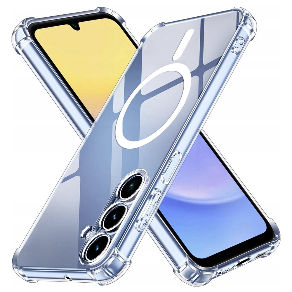 Techsuit - Shockproof Clear Silicone MagSafe - Samsung Galaxy A15 4G / A15 5G - Clear