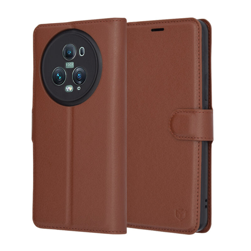 Techsuit - Leather Folio - Honor Magic5 Pro - Brown