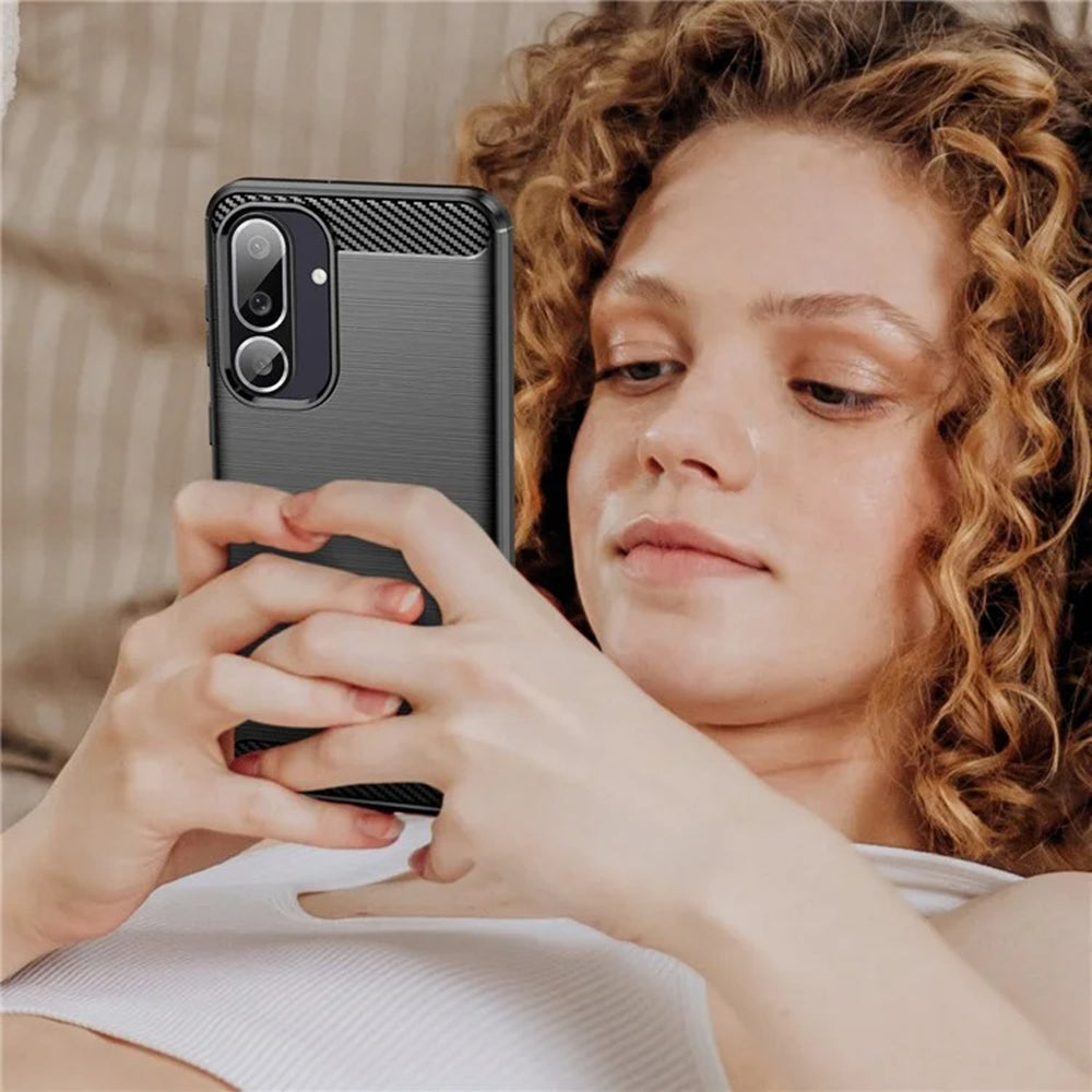 Techsuit - Carbon Silicone - Galaxy M56 - Black