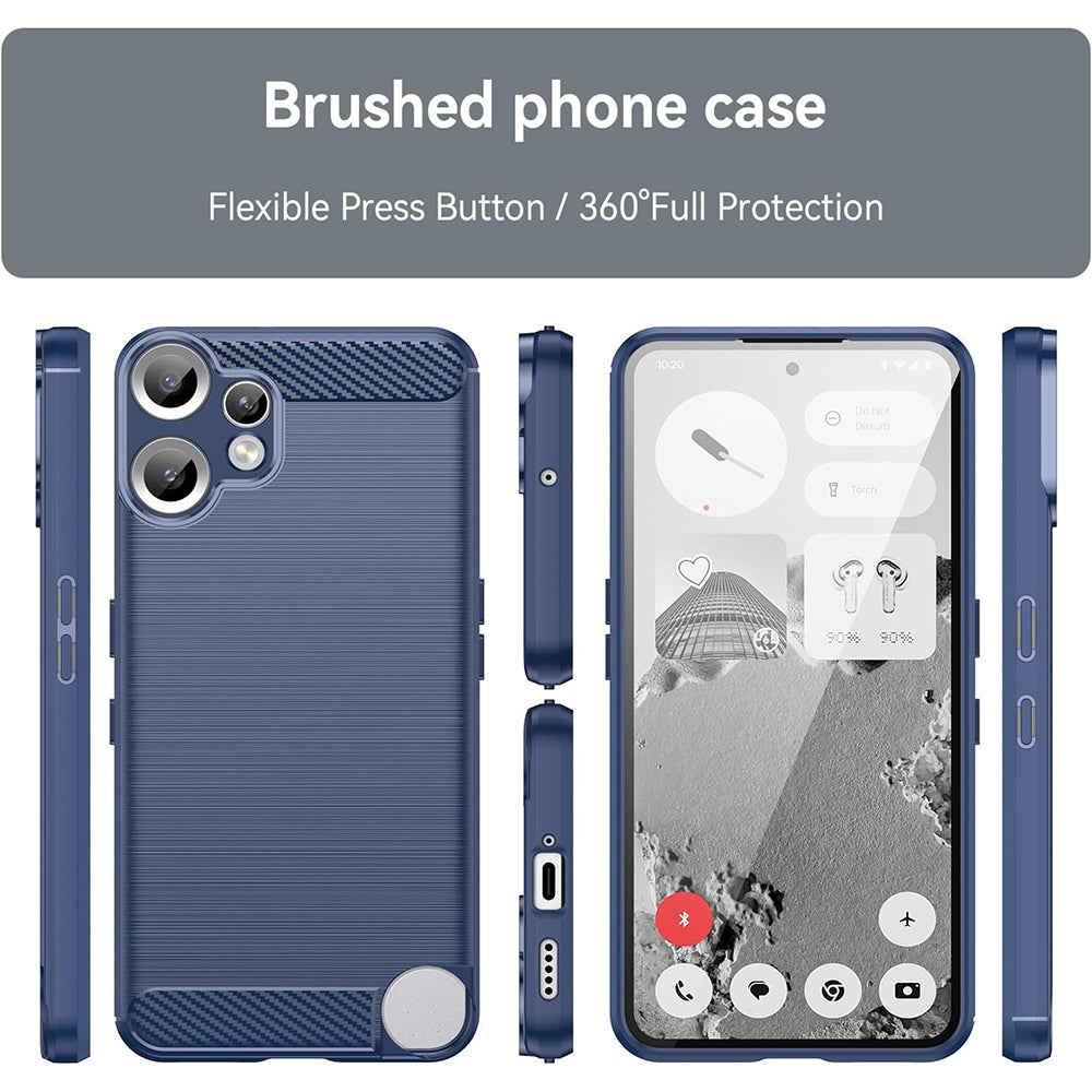Techsuit - Carbon Silicone - Nothing CMF Phone 2 Pro - Blue