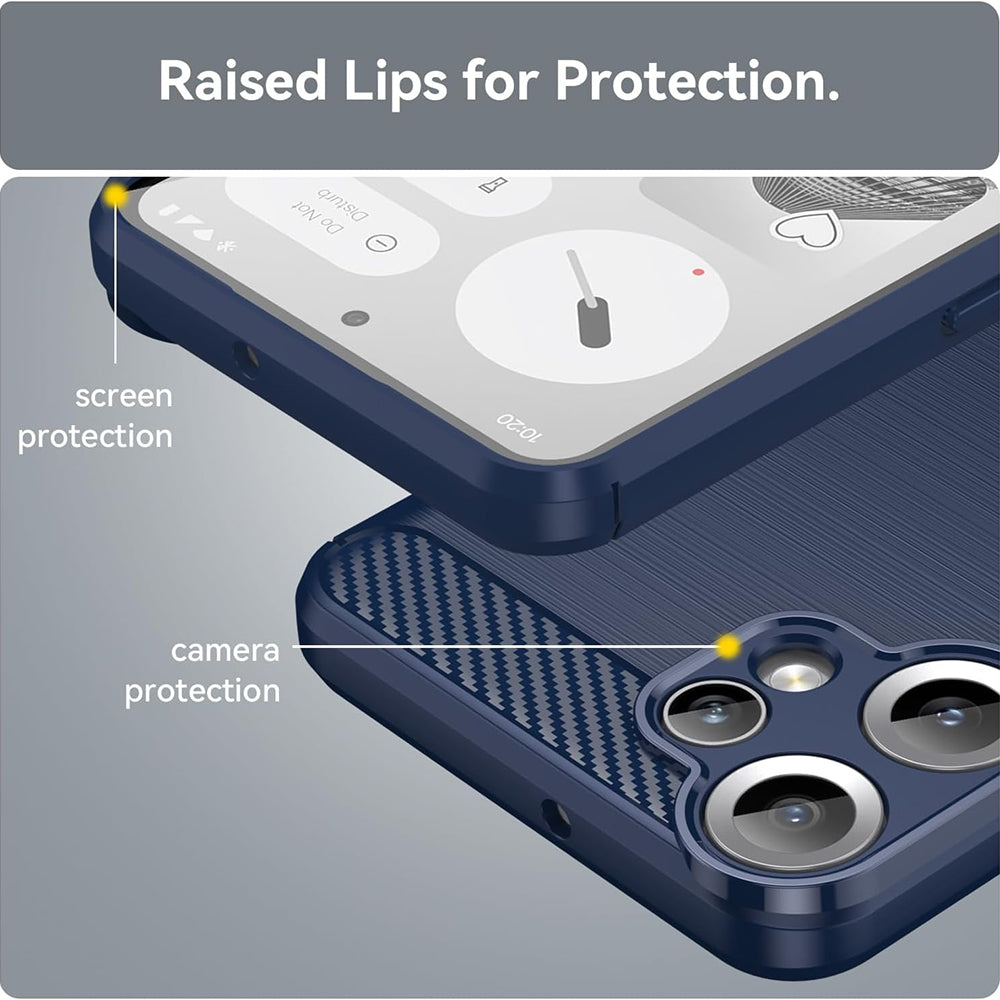 Techsuit - Carbon Silicone - Nothing CMF Phone 2 Pro - Blue