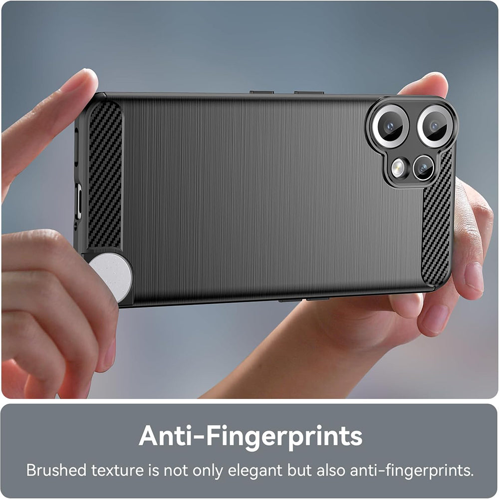 Techsuit - Carbon Silicone - Nothing CMF Phone 2 Pro - Black