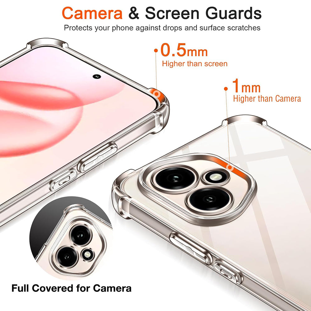 Techsuit - Shockproof Clear Silicone - Honor 400 - Clear