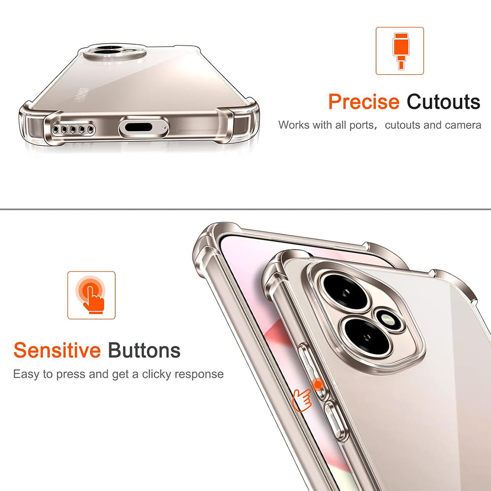 Techsuit - Shockproof Clear Silicone - Honor 400 - Clear