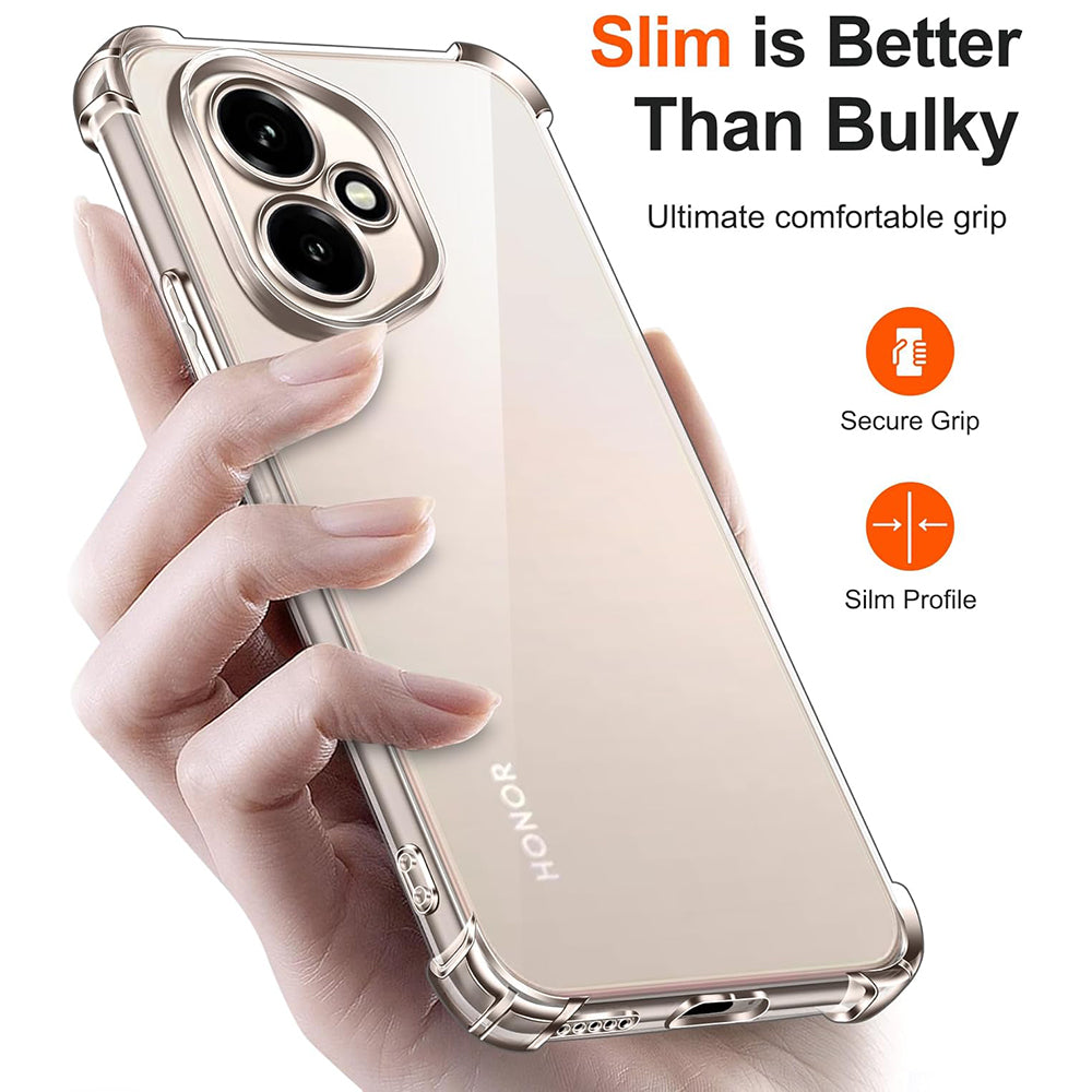 Techsuit - Shockproof Clear Silicone - Honor 400 Pro - Clear