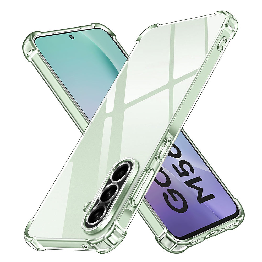 Techsuit - Shockproof Clear Silicone - Samsung Galaxy M56 - Clear