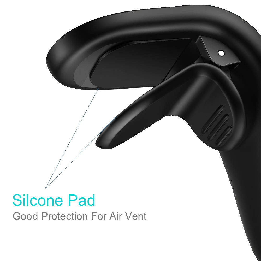 Maxlife MXCH-13 Magnetic Holder For Car Air Vent Μαγνητική βάση στήριξης Smartphone αεραγωγών αυτοκινήτου (Silver)