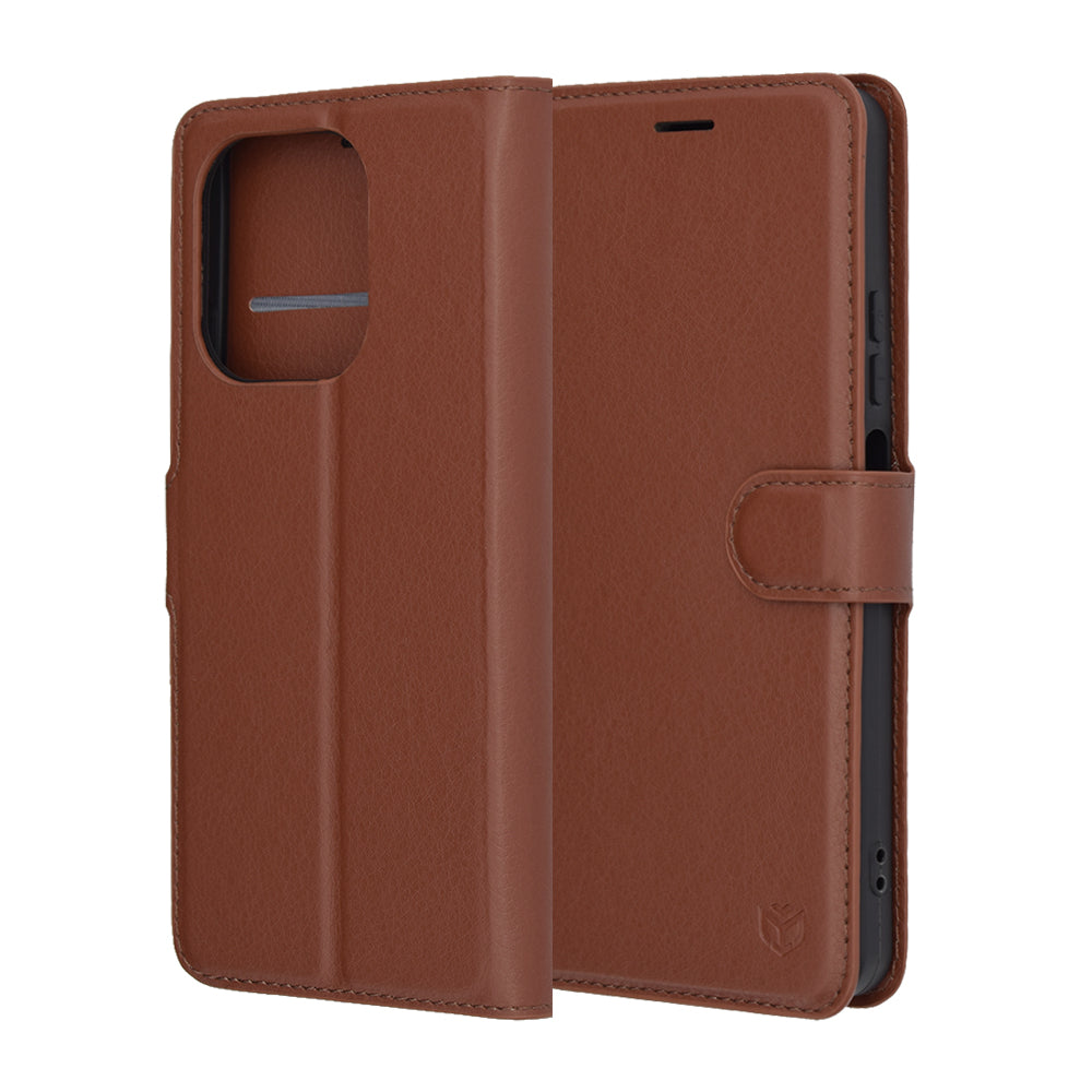 Techsuit - Leather Folio - Oppo A5 Pro 4G / A5 Pro 5G - Brown