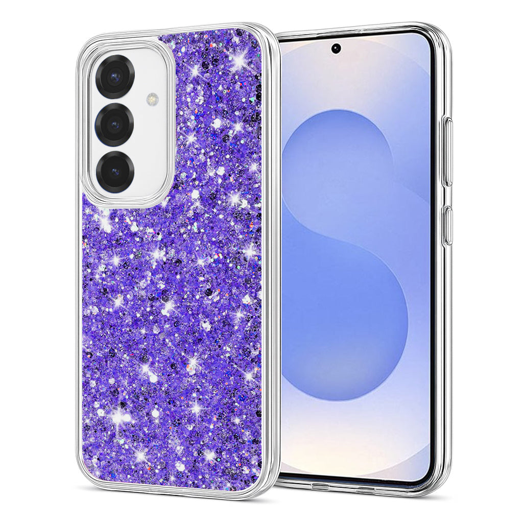 Techsuit - Sparkly Glitter - Samsung Galaxy S25 - Purple