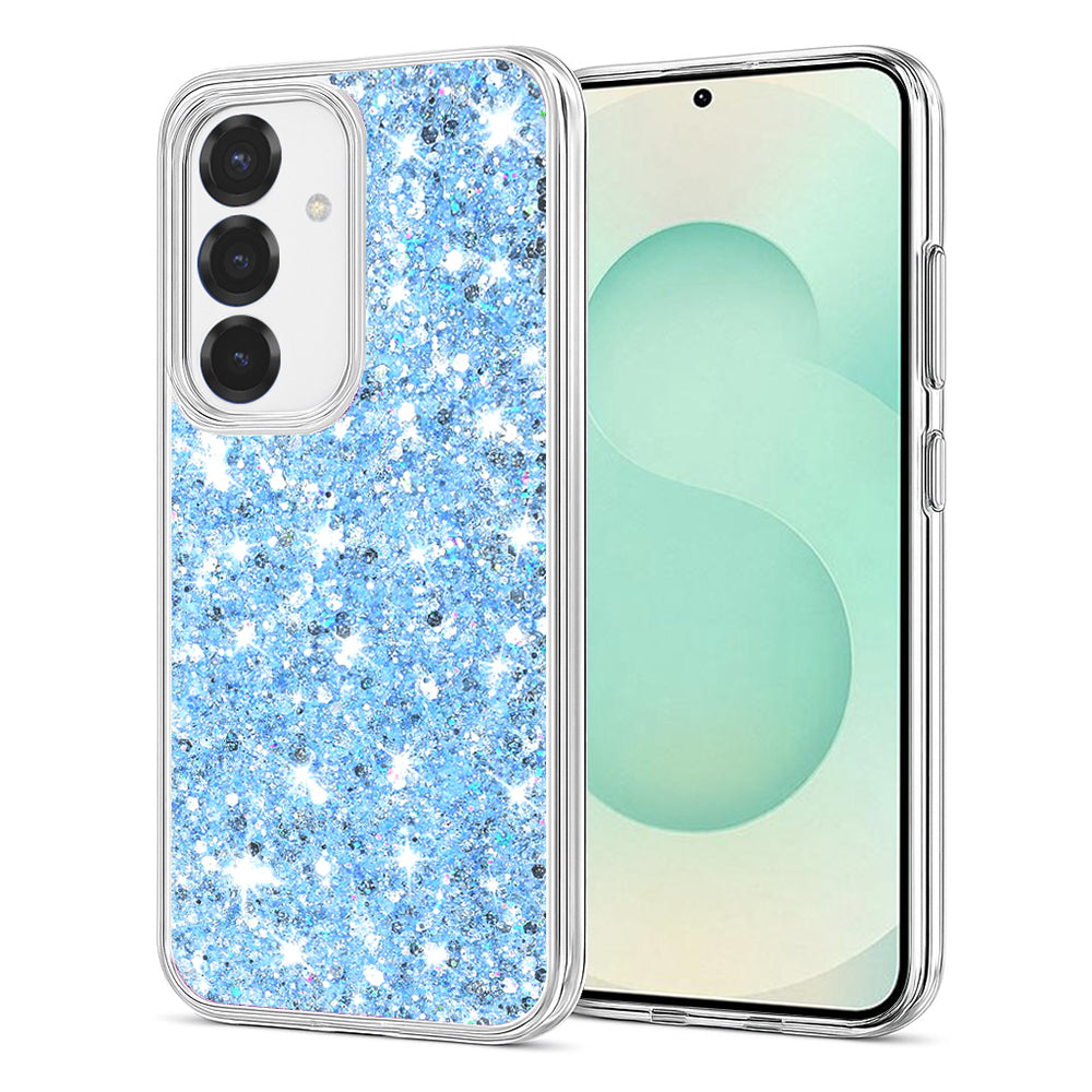 Techsuit - Sparkly Glitter - Samsung Galaxy S25 Plus - Blue
