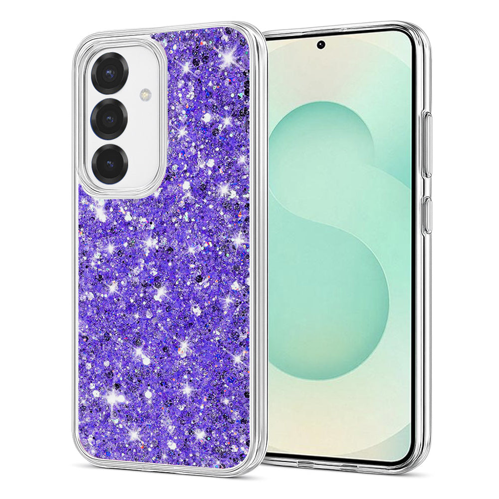 Techsuit - Sparkly Glitter - Samsung Galaxy S25 Plus - Purple