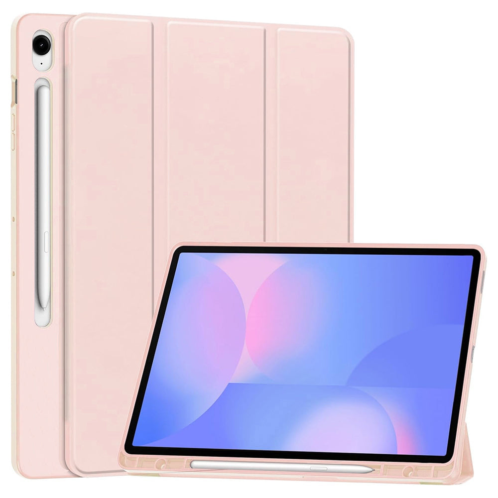 Techsuit - Flex Trifold (with Pencil Holder) - Samsung Galaxy Tab S10 FE Plus - Pink