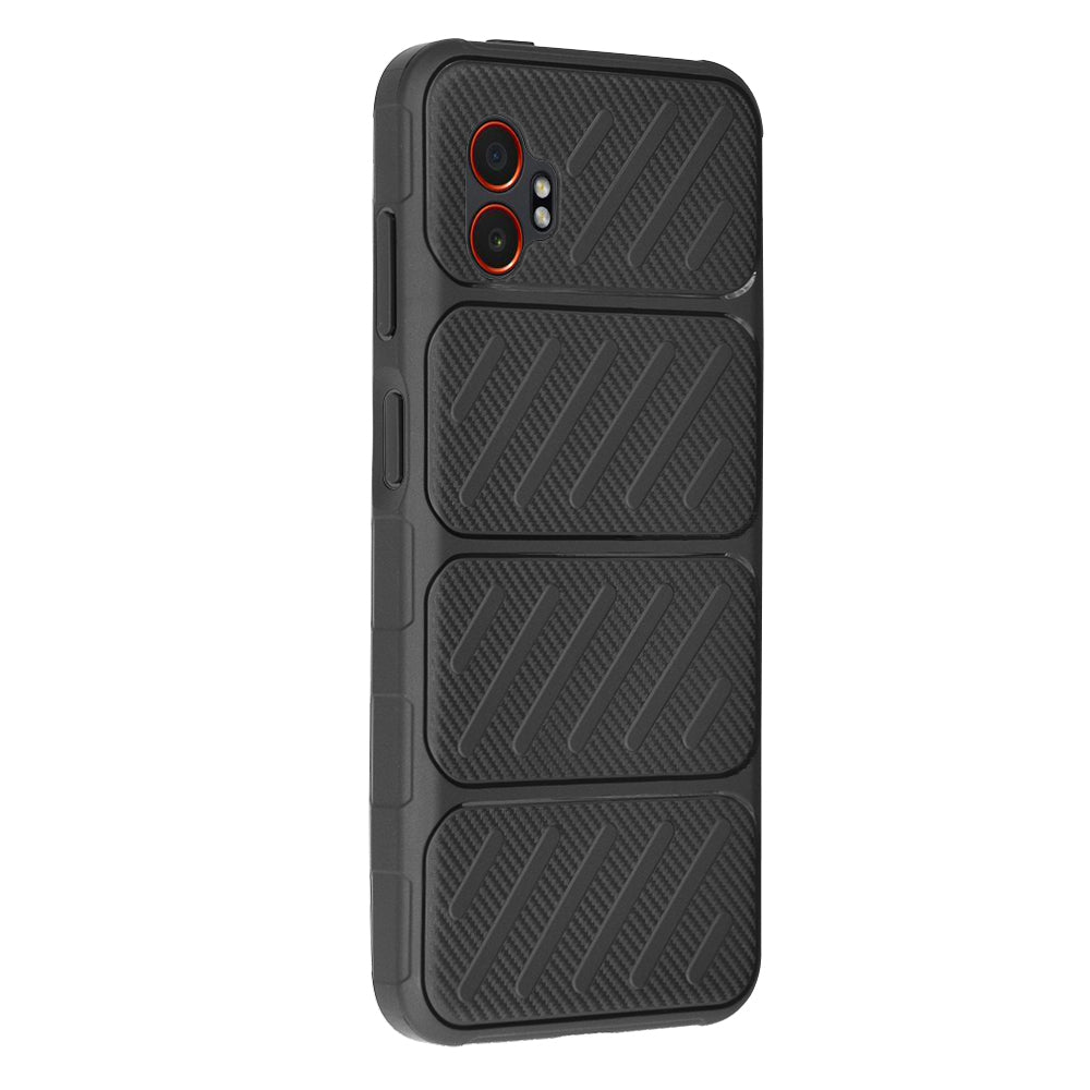 Techsuit - CarbonFiber - Galaxy Xcover7 Pro - Black