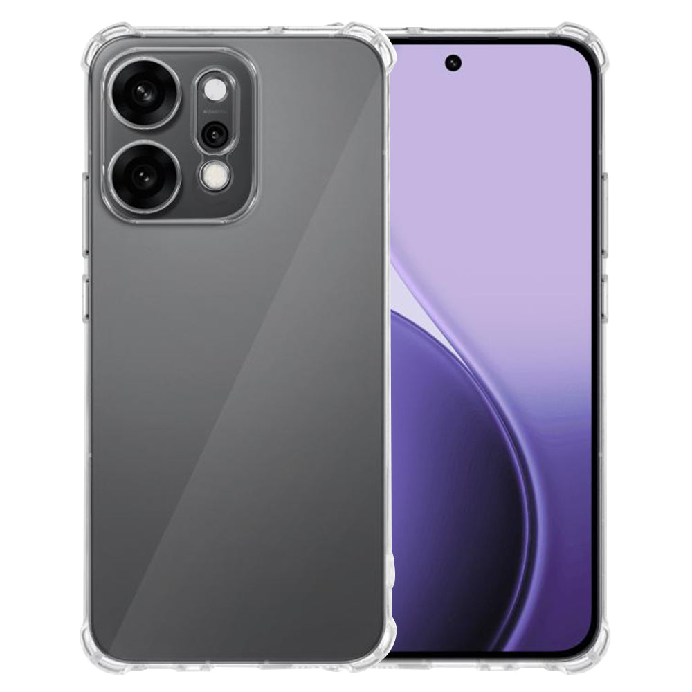 Techsuit - Shockproof Clear Silicone - Oppo Reno14 Pro - Clear