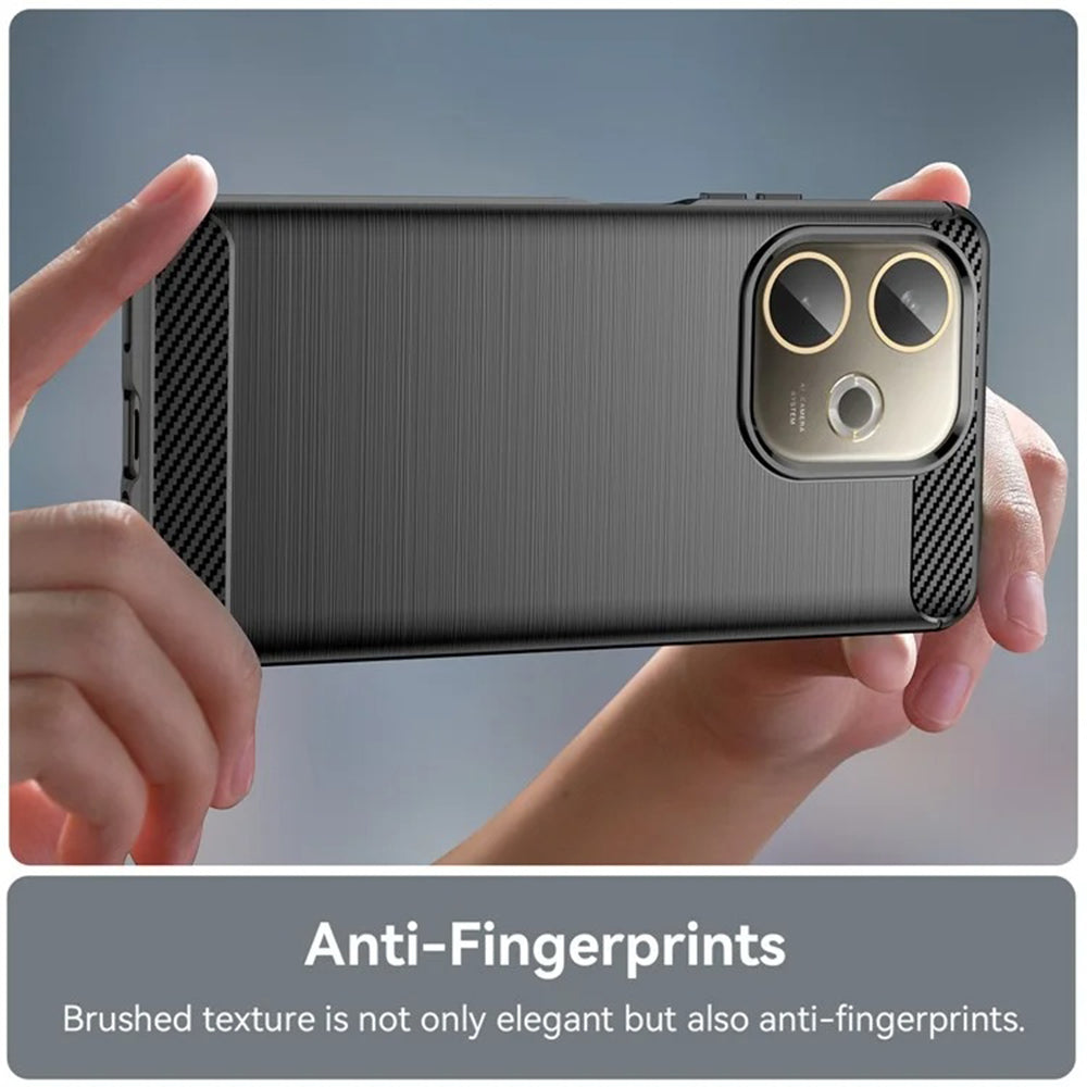 Techsuit - Carbon Silicone - Oppo Reno14 - Black