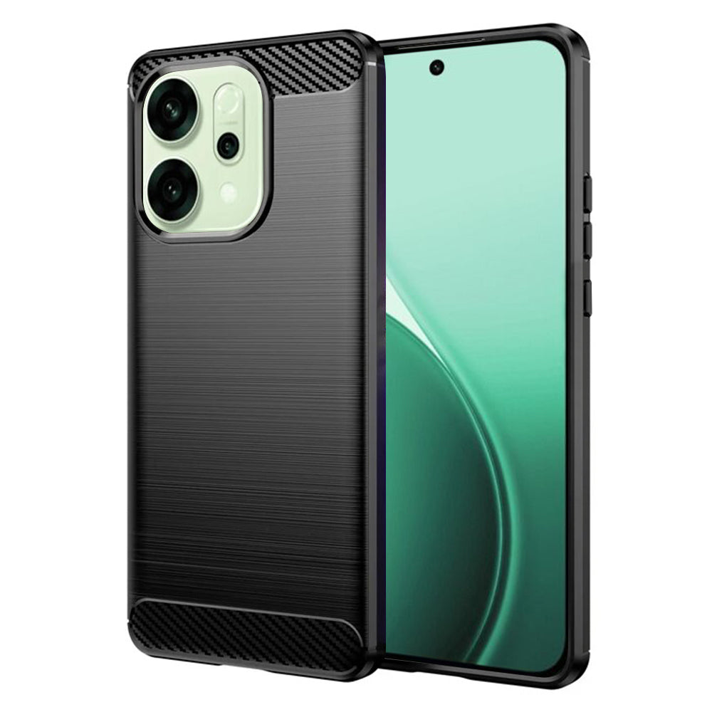 Techsuit - Carbon Silicone - Oppo Reno14 - Black