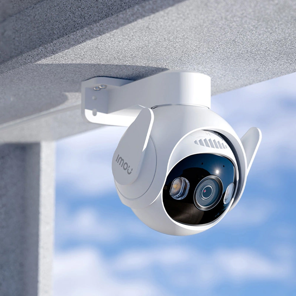 Imou - Outdoor Camera Cruiser 2 (IPC-S7EP-8Q0WEH) - 8MP, 4K, 8x Digital Zoom, Night Vision, Smart Detection/Tracking - White