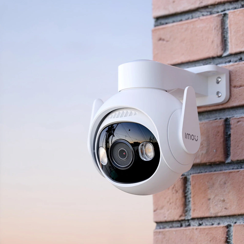 Imou - Outdoor Camera Cruiser 2 (IPC-S7EP-8Q0WEH) - 8MP, 4K, 8x Digital Zoom, Night Vision, Smart Detection/Tracking - White