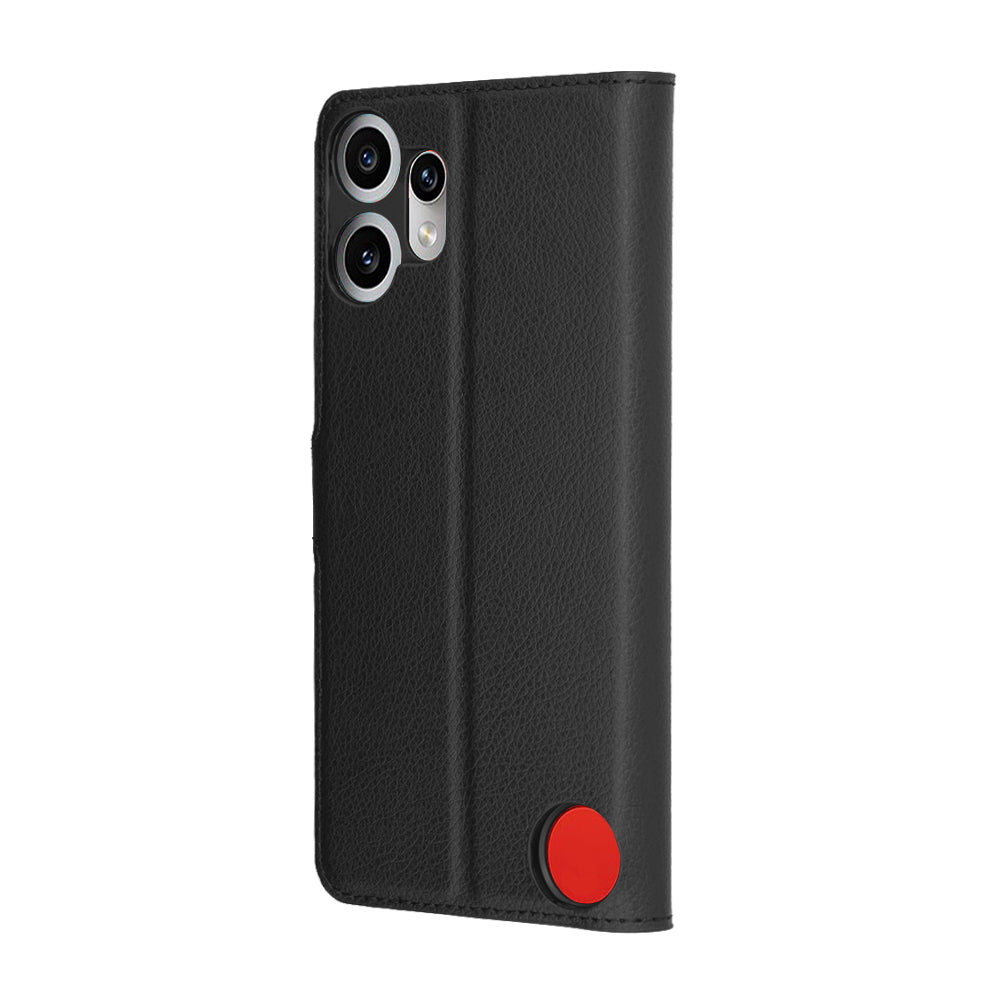 Techsuit - Leather Folio - Nothing CMF Phone 2 Pro - Black