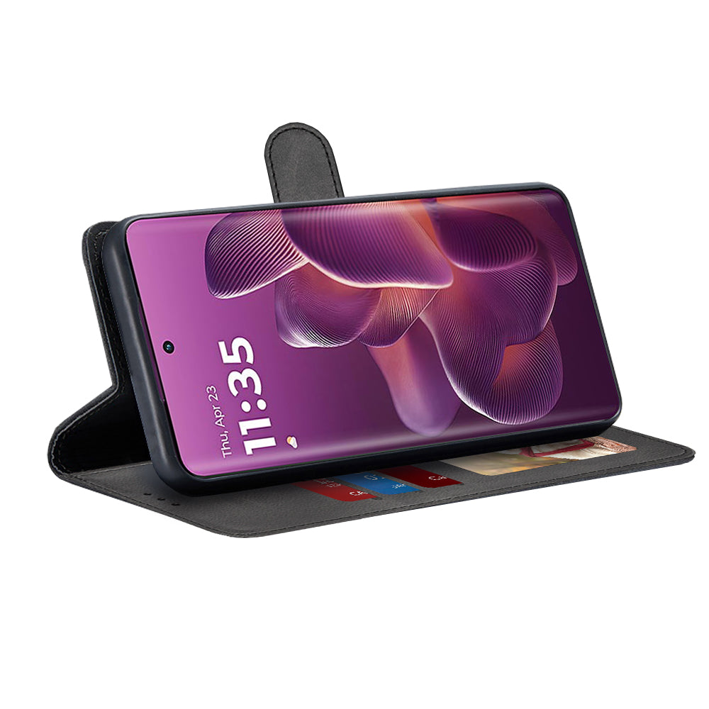 Techsuit - Diary Book - Motorola Edge 60 Pro - Black