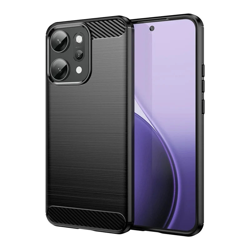 Techsuit - Carbon Silicone - Oppo Reno14 Pro - Black