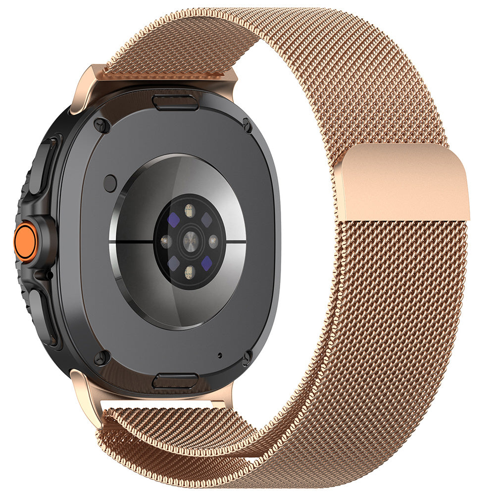 Techsuit - Watchband (W009) - Samsung Galaxy Watch8 40mm/Watch8 44mm/Watch8 Classic - Rose Gold