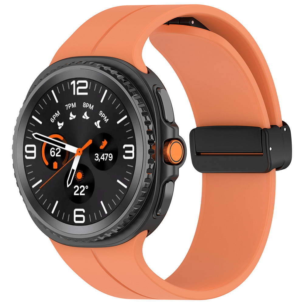 Techsuit - Watchband (W011) - Samsung Galaxy Watch8 40mm/Watch8 44mm/Watch8 Classic - Orange