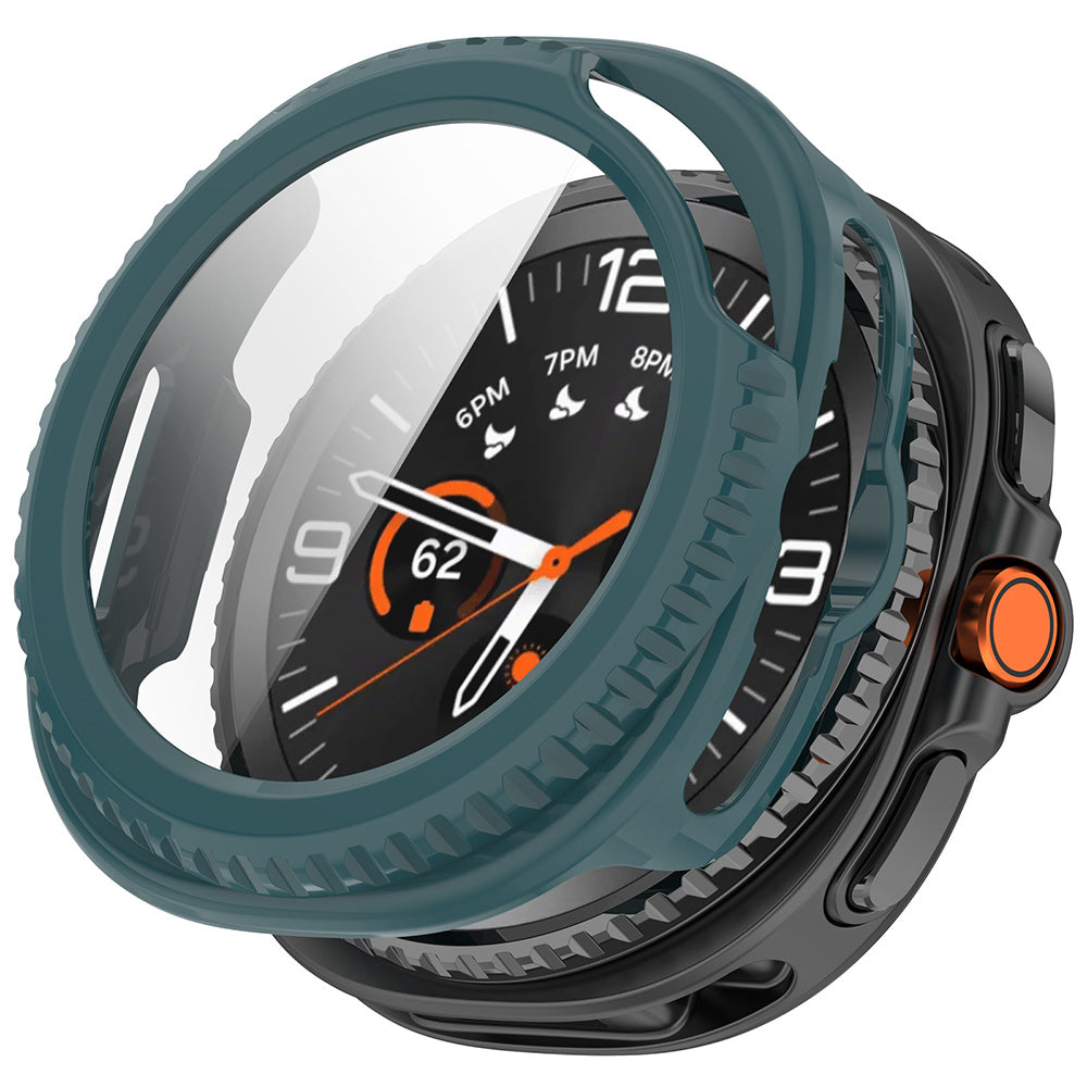 Techsuit - Defense360 Pro + Screen Protector - Samsung Galaxy Watch8 Classic - Deep Teal