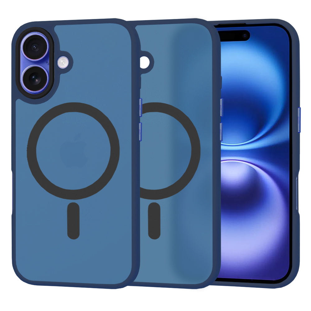Techsuit - HaloFrost MagSafe Series - iPhone 16 - Deep Blue